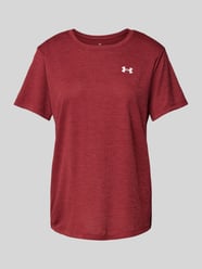 T-Shirt mit Logo-Print Modell 'Tech Textured' von Under Armour Bordeaux - 5