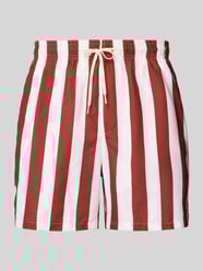 Badeshorts mit Streifenmuster Modell 'DANE' von SELECTED HOMME - 2
