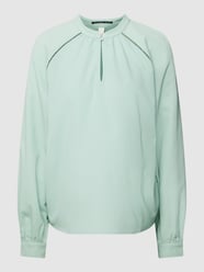 Blusenshirt mit Schlüsselloch-Ausschnitt von QS by s.Oliver Mint - 5