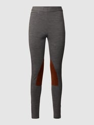 Legging van wolmix met ritssluiting opzij van Polo Ralph Lauren Grijs / zwart - 1