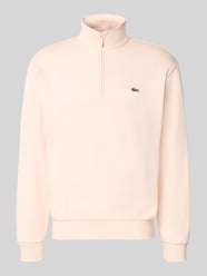regular fit schipperstrui van katoenmix van Lacoste Fuchsia - 11
