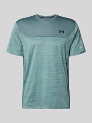 Bluzka funkcyjna z logo i okrągłym dekoltem od Under Armour - 14