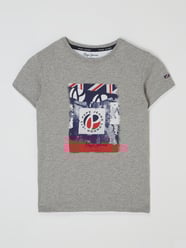 T-Shirt mit Print Modell 'Cannon' von Pepe Jeans Grau - 17