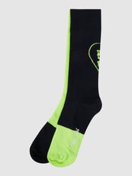 Skarpety z dodatkiem streczu w zestawie 2 szt. od Happy Socks Zielony - 44
