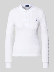 Gebreide pullover met kabelpatroon en polokraag van Polo Ralph Lauren - 16