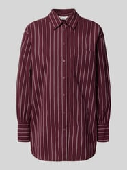 Regular Fit Langarmbluse aus reiner Baumwolle von Marc O'Polo DENIM Bordeaux - 46