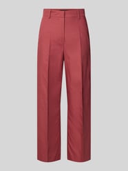 Spodnie lniane o kroju regular fit z mieszanki bawełny i lnu model 'ZIRCONE' od Weekend Max Mara - 17