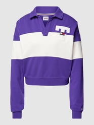 Sweatshirt met labeldetail van Tommy Jeans Paars - 44