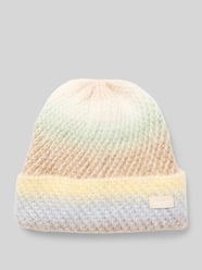 Gebreide muts met labeldetail, model 'Fanatail' van Barts Beige - 31