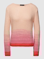 Gebreide pullover met ronde hals van Marc Cain Roze - 16