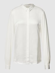 Overhemdblouse met knoopsluiting van Milano Italy Wit - 47