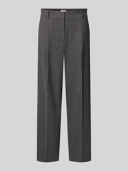 Straight Fit Bundfaltenhose mit Viskose-Anteil von Jake*s Collection - 38