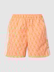 Shorts mit Logo-Muster  von adidas Originals Rosa - 13
