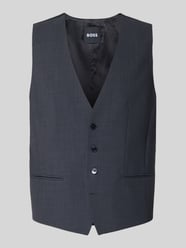 Regular Fit Anzugweste aus Schurwoll-Mix von BOSS - 32