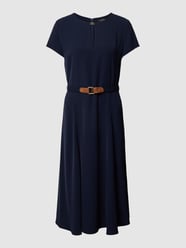 Knielange jurk met strikceintuur van Lauren Ralph Lauren - 34