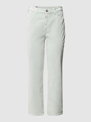 Gekleurde broek met stretch van Opus Groen - 45
