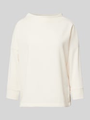 Sweatshirt mit Viskose-Anteil und 3/4-Arm von Street One Beige - 9