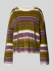 Sweter z dzianiny we wzór na całej powierzchni model 'CHEA' od YAS - 6