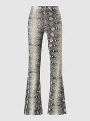 Flared legging met dierenprint  van REVIEW Wit - 6