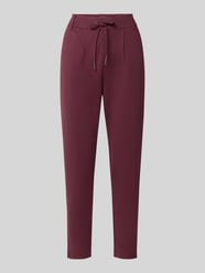 Recht broek met riemlussen model 'POPTRASH' van ONLY Bordeaux - 9