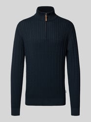 Schipperstrui met kabelpatroon en labeldetail van Lindbergh - 24