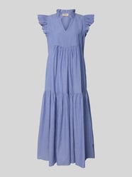 Midikleid mit Serafino-Kragen Modell 'Waldy Izha' von MOS MOSH - 17