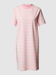 Jerseykleid mit Streifenmuster von BOSS Orange Rosa - 16