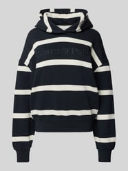 Relaxed Fit Hoodie aus reiner Baumwolle mit Streifenmuster von Marc O'Polo - 15