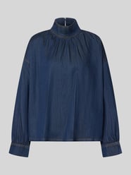 Bluzka jeansowa o kroju relaxed fit z mieszanki lyocellu i bawełny od Jake*s Casual - 21