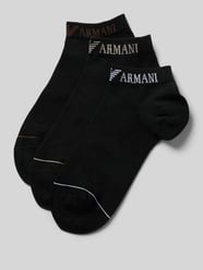 Socken mit Label-Print im 3er-Pack von Emporio Armani - 22