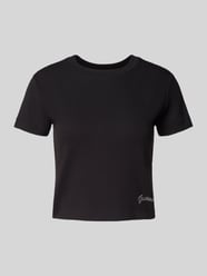 T-shirt z detalem z logo od GUESS - 35