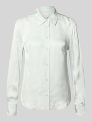 Bluzka z wiskozy z zaokrąglonym dołem od Calvin Klein Womenswear - 6