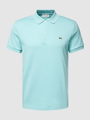 Koszulka polo z wyhaftowanym logo od Lacoste Niebieski - 27