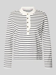 Longsleeve mit Knopfleiste und Rüschen von Christian Berg Woman - 14
