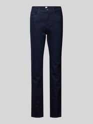 Jeansy o kroju slim fit z efektem znoszenia model ‘MARY THERMO’ od Brax - 35