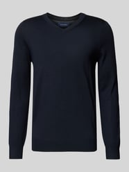 Gebreide pullover van een mix van merinowol met V-hals van Christian Berg Men - 15