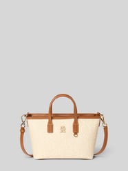 Henkeltasche mit Logo-Applikation Modell 'MONOPLAY' von Tommy Hilfiger Beige - 11