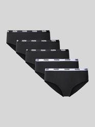 Hipster mit elastischem Label-Bund im 6er-Pack von Puma - 4