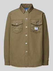 Regular fit vrijetijdsoverhemd met paspelzakken op de borst, model 'Ebrido' van HUGO Blue - 1