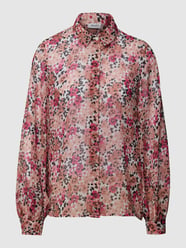 Bluzka koszulowa z wzorem na całej powierzchni od Liu Jo White Różowy - 4