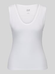 Slim fit top van katoenmix van GAP - 44