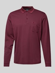 Regular Fit Poloshirt mit Brusttasche von RAGMAN Bordeaux - 28