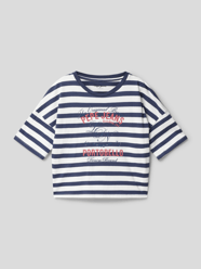 T-shirt met streepmotief, model 'NADINE' van Pepe Jeans Wit - 31