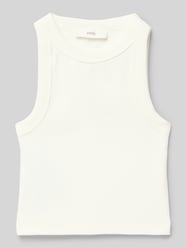 Tanktop mit gerippten Abschlüssen von Mango - 10