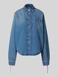 Oversized bluzka jeansowa z mieszanka lyocellu i bawełny model 'JUZY' od Essentiel Antwerp - 35