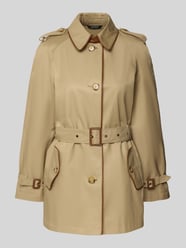 Trencz z pagonami i paskiem od Lauren Ralph Lauren - 38