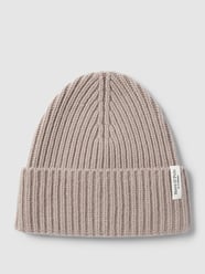 Beanie mit Label-Detail von Marc O'Polo Grau - 16