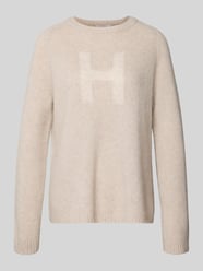 Gebreide pullover van kasjmiermix van Hemisphere Beige - 10