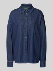 Relaxed fit jeansblouse van puur katoen model 'FOGGIA' van Weekend Max Mara - 12
