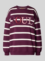 Bluza o kroju oversized z mieszanki bawełny z wyhaftowanym logo od Smith and Soul - 3